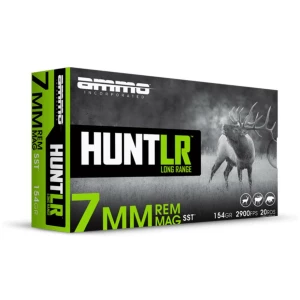 Ammo Inc Hunt LR 7mm Remington Magnum 20rd box ammunition