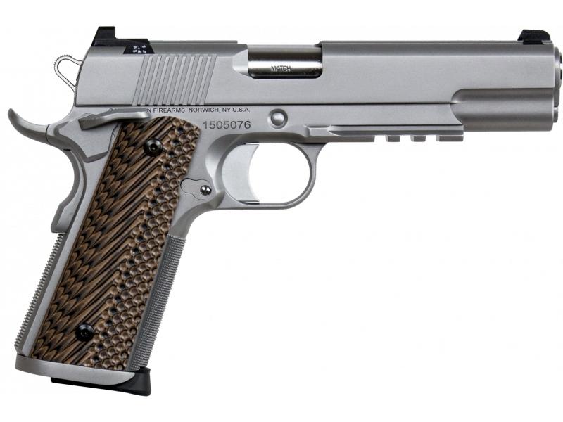 Dan Wesson Specialist .45 ACP 5 in stainless pistol with G10 grips and tritium night sights