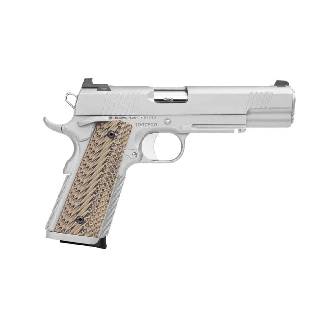 Dan Wesson Specialist 9mm 5-inch stainless pistol with G10 VZ Operator II grips