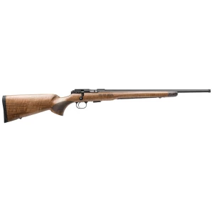 CZ 457 Royal .22 LR rifle 20.5 in walnut stock threaded barrel