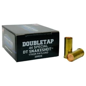 Double Tap SnakeShot .44 S&W Special 20rd box — 70gr hardcast + #9 shot