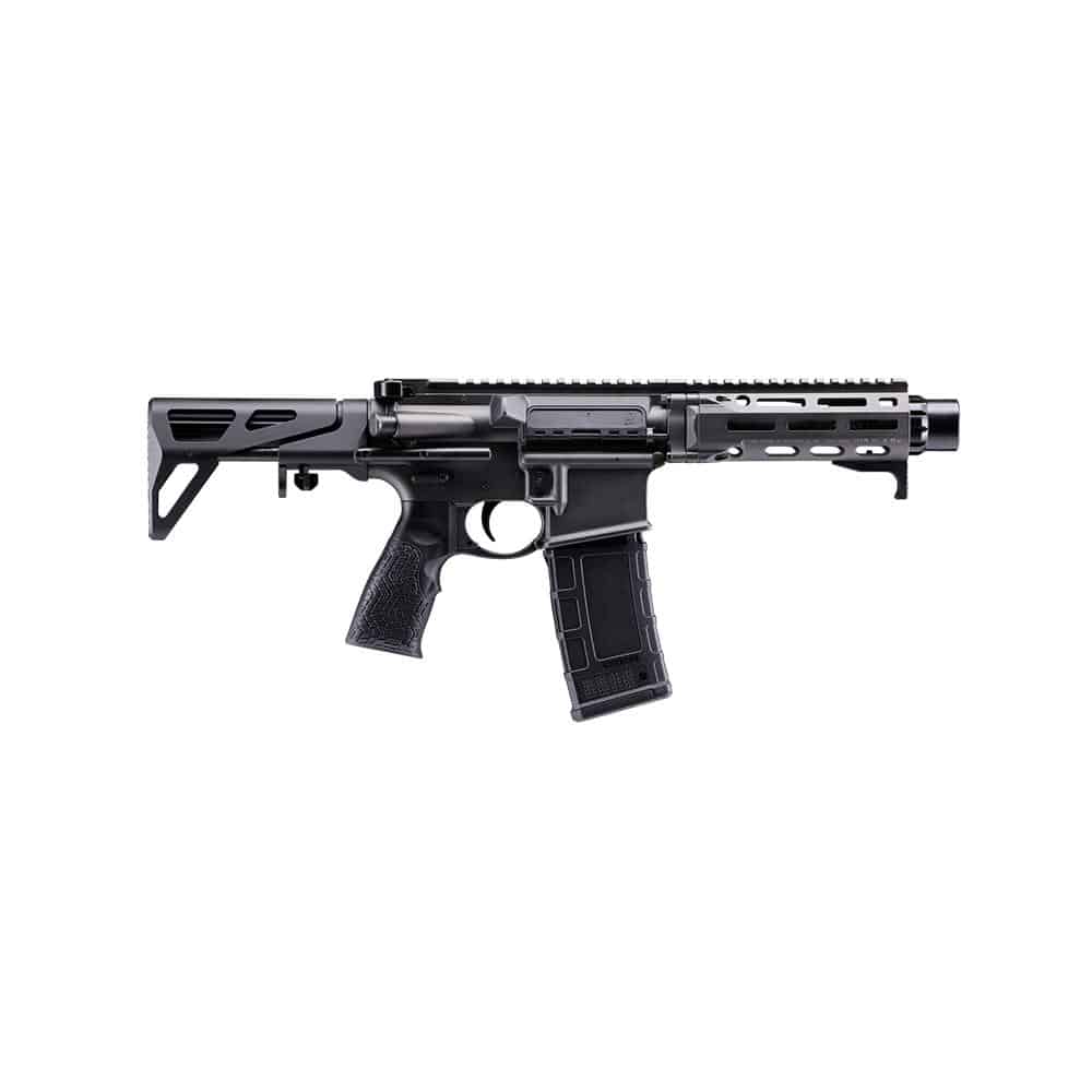 Daniel Defense DDM4 PDW SBR .300 AAC Blackout 7-inch cobalt finish side view