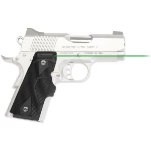 Crimson Trace LG-404G green Lasergrips for 1911 Compact with front activation