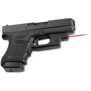 Crimson Trace Laserguard LG-436 red laser sight for Glock compact and subcompact pistols, black polymer