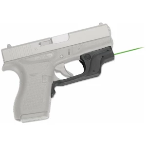 Crimson Trace LG-443 green Laserguard for Glock 42/43, black polymer, trigger-guard mount