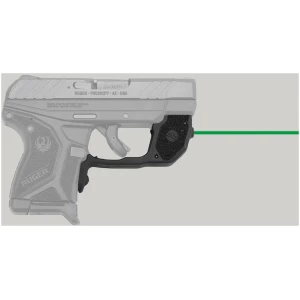 Crimson Trace LG-497G Laserguard for Ruger LCP II green laser in black polymer