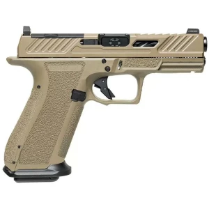 Shadow Systems XR920 Elite 9mm FDE optics-ready pistol with tritium front sight