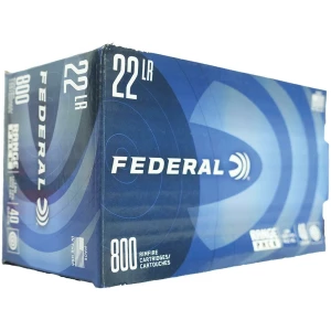 Federal Champion .22 LR 40gr LRN ammunition 800rd box Range Pack
