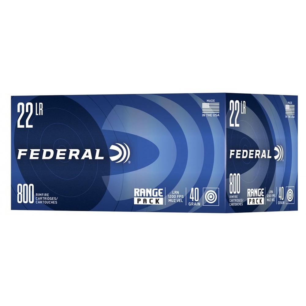 Federal Range Pack .22 LR 40gr LRN 3,200-round case product image