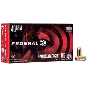 Federal American Eagle .40 S&W 165 gr FMJ 1000ct box