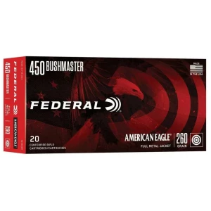 Federal American Eagle .450 Bushmaster 260gr FMJ ammunition box