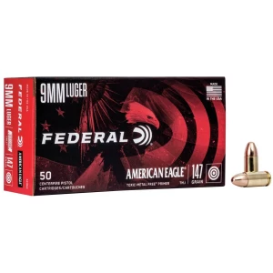 Federal American Eagle IRT 9mm 147gr TMJ 50-count box
