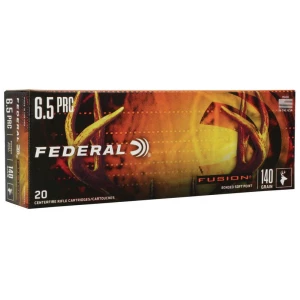Federal Fusion 6.5 PRC 140 grain Jacketed Soft Point ammo 20rd box