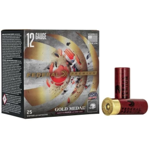 Federal Gold Medal Grand Paper shotshells 12 ga 2-3/4 inch 1 oz No. 8 25ct
