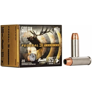 Federal Premium Vital-Shok .500 S&W Magnum 325 gr Swift A-Frame 20rd box