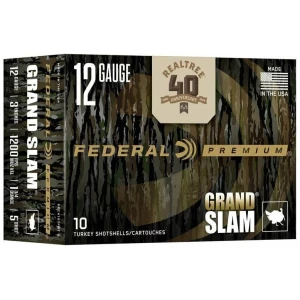Federal Grand Slam Realtree 40th Anniversary 12ga 3-inch shotshells box