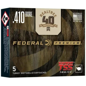 Federal Heavyweight TSS Realtree 40th Anniversary .410 ga 3 inch #9 shotshells 5-count