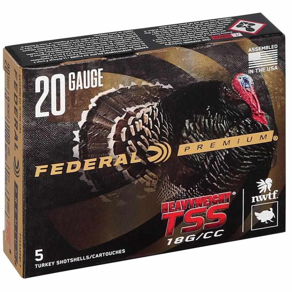 Federal Heavyweight TSS 20ga 3in 1-1/2oz #7 shot 5-count box