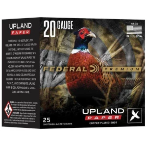 Federal Premium Upland Paper 20ga 2-3/4in 1oz #4 shotshell product image