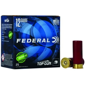 Federal Top Gun 12 GA 2 3/4 IN 1 1/8OZ #8 SS shotshells box 25rd