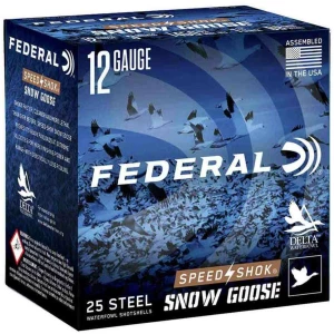Federal Speed-Shok Snow Goose 12ga 3in 1-1/4oz #2 Shot 25ct box