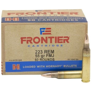 Hornady Frontier .223 Rem 55 gr FMJ 50-round box