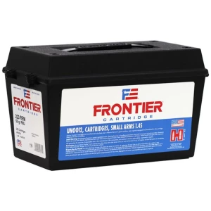 Hornady Frontier .223 Rem 55gr FMJ 200-count ammo can