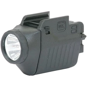 Glock GTL10 rail-mounted xenon tactical light, black polymer, 70 lumens, fits Glock accessory rails