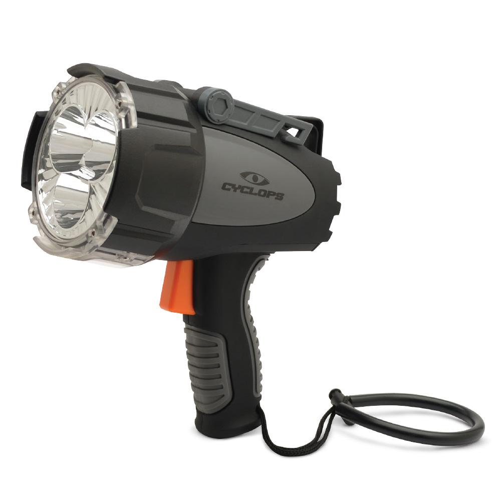 Cyclops REVO 6000 rechargeable spotlight 6000 lumens black gray