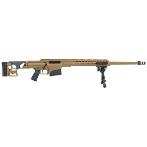 Barrett MK 22 .300 Norma Mag 26in fluted barrel rifle in coyote brown