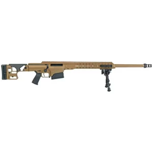 Barrett MK 22 Deployment Kit Rifle, 27" fluted barrel, Coyote Brown, Leupold optic