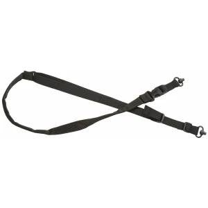 Tac Shield Tactical 2-Point padded QD push-button swivel sling in black
