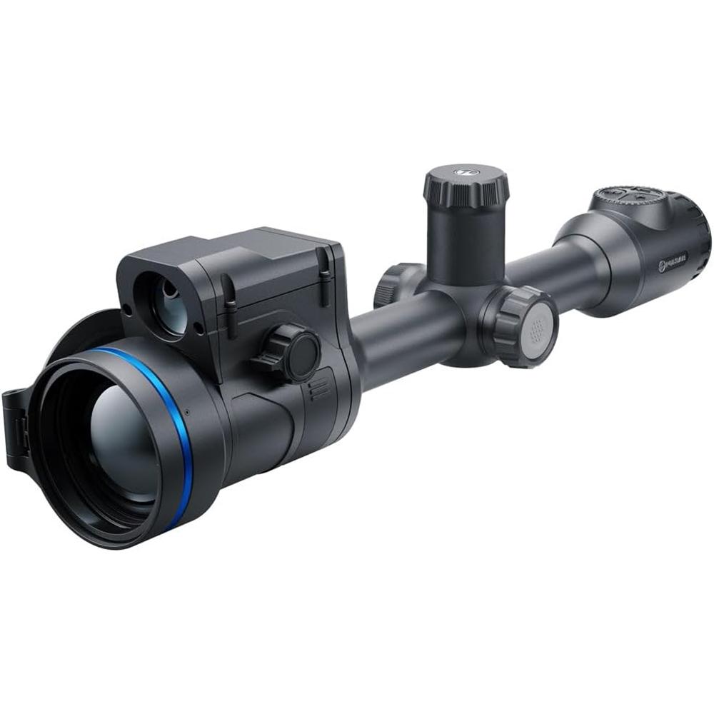 Pulsar Thermion 2 LRF XP60 thermal rifle scope angled view