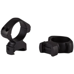 Konus 1-inch high steel riflescope rings matte black for Picatinny/Weaver rails
