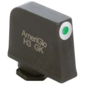 Ameriglo Tritium Front Handgun Sight for Glock Green with White Front