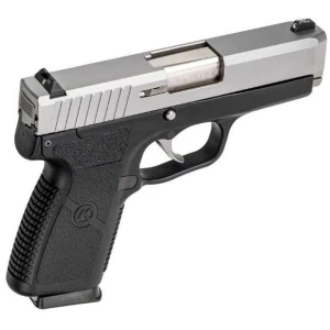 Kahr Arms CW9 9mm pistol with matte stainless slide and black polymer frame, 7-round magazine
