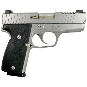 Kahr Arms K9 Limited Edition stainless cut-out slide 9mm handgun side view