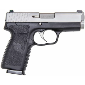 Kahr P9 9mm pistol stainless slide black polymer frame tritium night sights