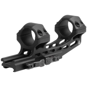 Leapers UTG ACCU-SYNC QR 1-inch high cantilever scope mount matte black