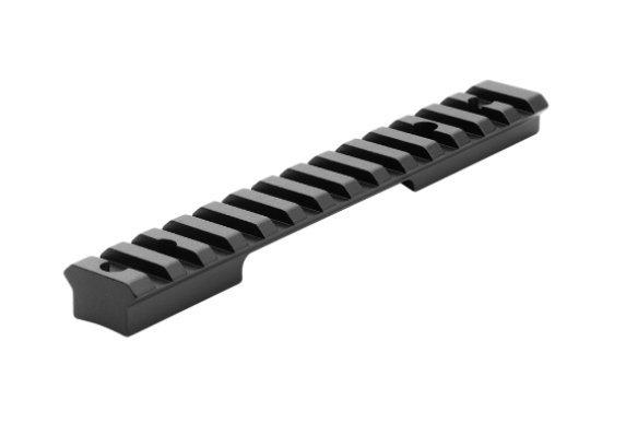 Leupold BackCountry one-piece 20-MOA cross-slot scope base for Ruger American LA, matte finish