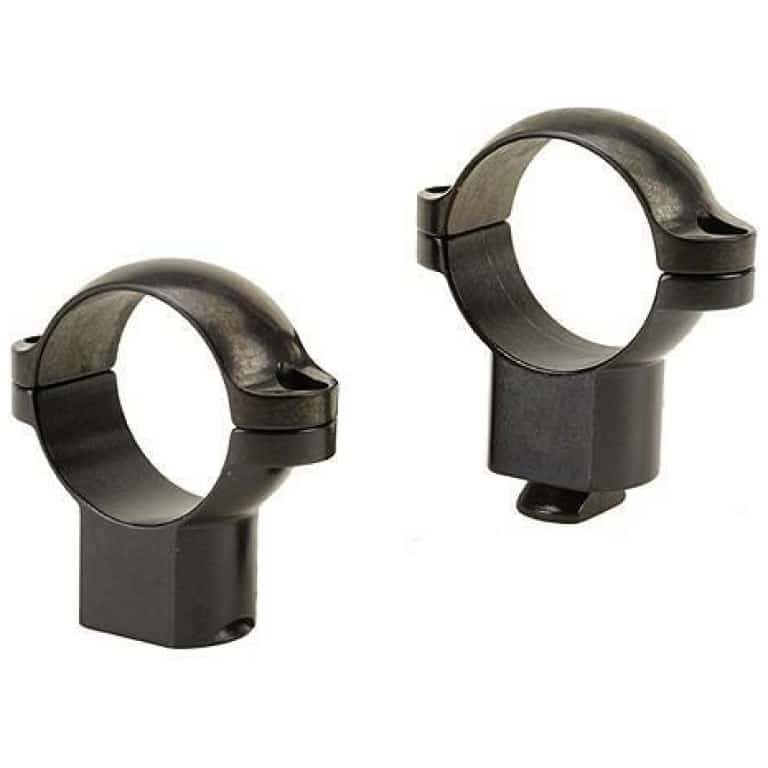 Leupold 49906 Standard 1" Super High Gloss two-piece steel scope rings