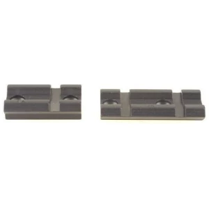 Leupold Rifleman two-piece Weaver-style base for Savage 110 flat receiver, matte black aluminum