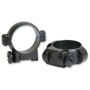 Leupold 1-inch 2-piece ringmounts for Ruger No. 1 and 77/22, low matte black