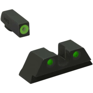 Meprolight ML41545 Hyper-Bright Green Ring Front/Green Rear Sights for H&K VP9/SFP9
