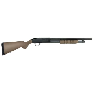 Maverick 88 Security 12 gauge, 18.5 inch blued barrel with Flat Dark Earth synthetic stock