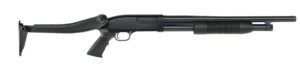 Maverick 88 Security 12ga 18.5in with ATI top-folding synthetic stock and blued finish