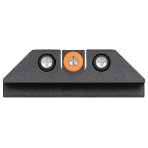 Night Fision Tritium Night Sight Set Orange Front Black U-Notch Back for Glock