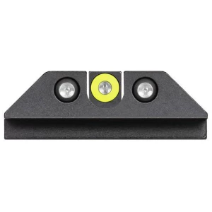 Night Fision Tritium Night Sight Set Yellow Front Black U-Notch Back for Glock