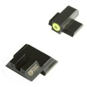 Perfect Dot NS Set w/Yellow Front +  Black Square Rear Fits S&W M&P