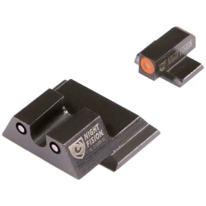 Night Fision Perfect Dot Night Sight Set Orange Front Black Rear for S&W M&P Shield